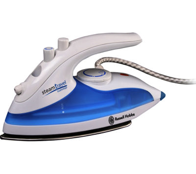 RUSSELL HOBBS Steamglide 22470 Travel Iron - White & Blue